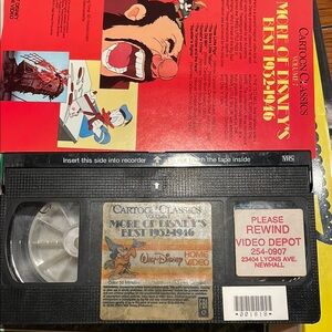 Disney Cartoon Classics VHS Tape